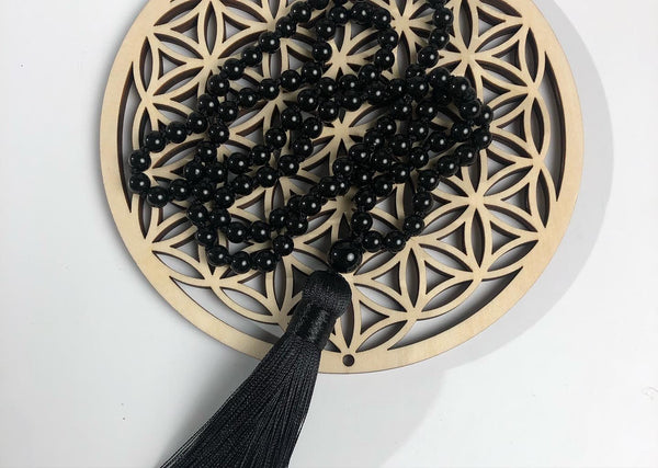 Black Onyx Mala-Necklace