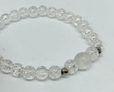 Bergkristall Frauen- Armband (cracked crystal)